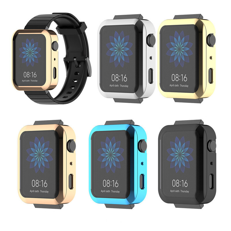Horloge Cover Voor Xiaomi Horloge Case 40Mm All-Inclusive Beschermhoes Screen Protector Voor Mi Horloge Anti-fall Bumper Accessoires