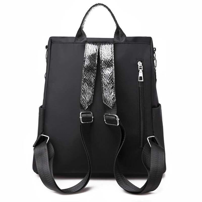 Модный женский рюкзак YILIAN из мягкой кожи с заклепками, Женская дорожная сумка с защитой от кражи, маленький рюкзак для молодых девушек