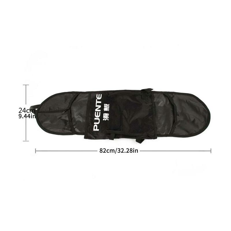Bolsa de hombro impermeable para monopatín, mochila protectora con correas ajustables