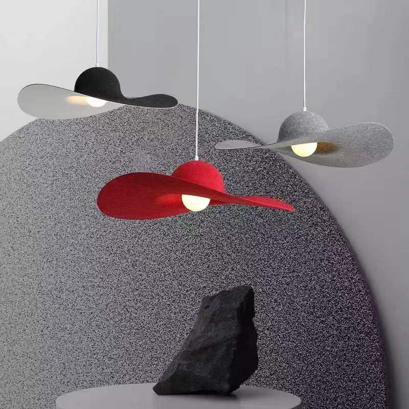 Современная креативная декоративная люстра в скандинавском стиле с тканевой шляпкой, люстра для кухни, спальни, кабинета, столовой, люстра ...