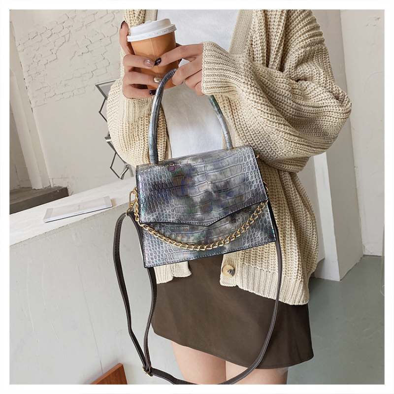 Женская сумка 2021 в европейском и американском ретро стиле, градиентная дамская сумочка с принтом ореолов, модный мессенджер на одно плечо с ...