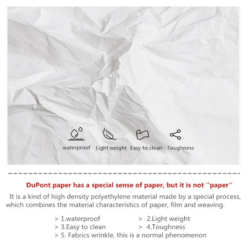 DuPontกระดาษTravelกระเป๋าใส่เครื่องสำอางค์กระเป๋ากระเป๋าผู้หญิงดิจิตอลผลิตภัณฑ์ผ้ากระเป๋าเก็บ...