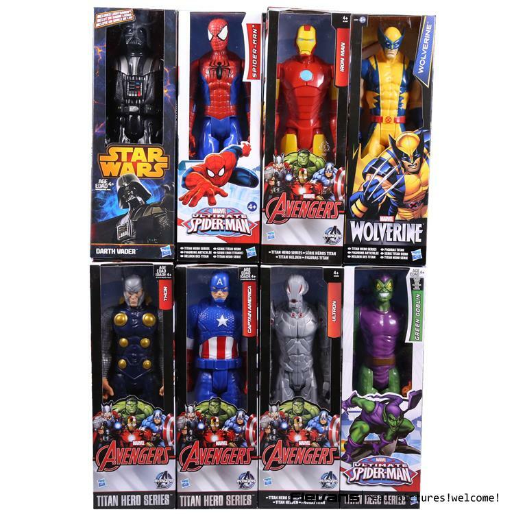 Titan Hero – jouets figurines de Super héros en PVC, Avengers, 12 ", 30cm, Venom, Iron Man, Thor, Captain America