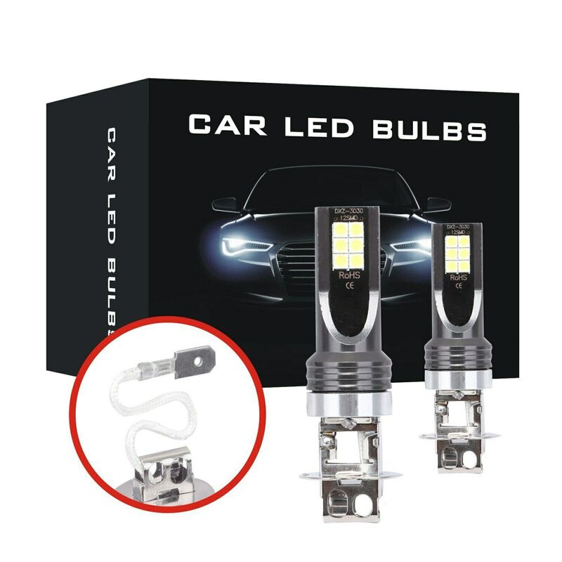 120W Fog Light 3030 LED Headlight Kits Bulb 6000K Driving DRL Fogs Lamp XE