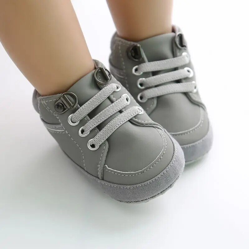 Musim Gugur Bayi Gadis Anti-Slip Santai Berjalan Sepatu Patchwork Desain Sepatu Bersol Lembut Pertama Walkers 0-18M