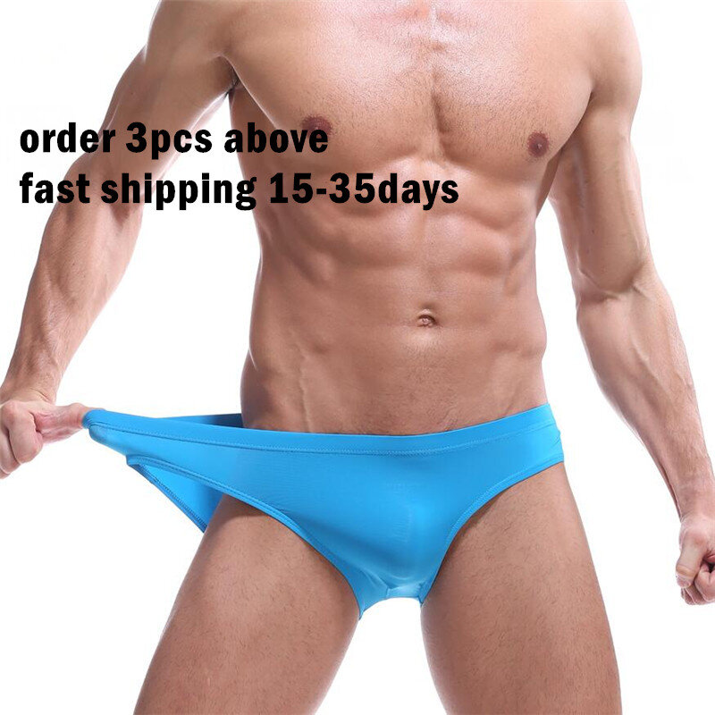 Ropa interior gay para hombres, calzoncillos sexys transparentes, bragas de cintura baja sin costura, de verano, gran oferta