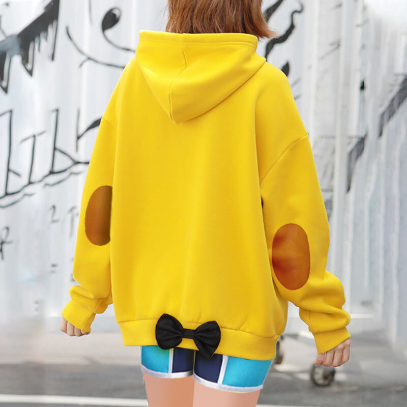 Wonder Egg-Sudadera con capucha para mujer, traje de Anime, trajes de Cosplay, Shorts, peluca, calcetín, bolsa, horquilla