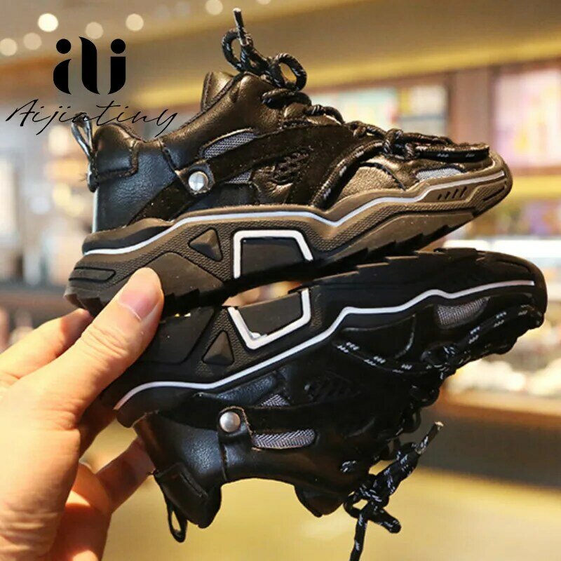 children shoes girls sneakers for running fashion brand kids sports shoes toddler boy leather shoes baby black sneakers 2020