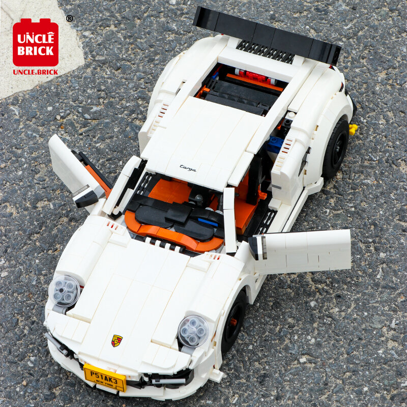 2 в 1 техническая модель, Белый Супер спортивный автомобиль, совместимый с 10295, строительные блоки, кирпичи, 1458 шт., детский подарок на день рож...