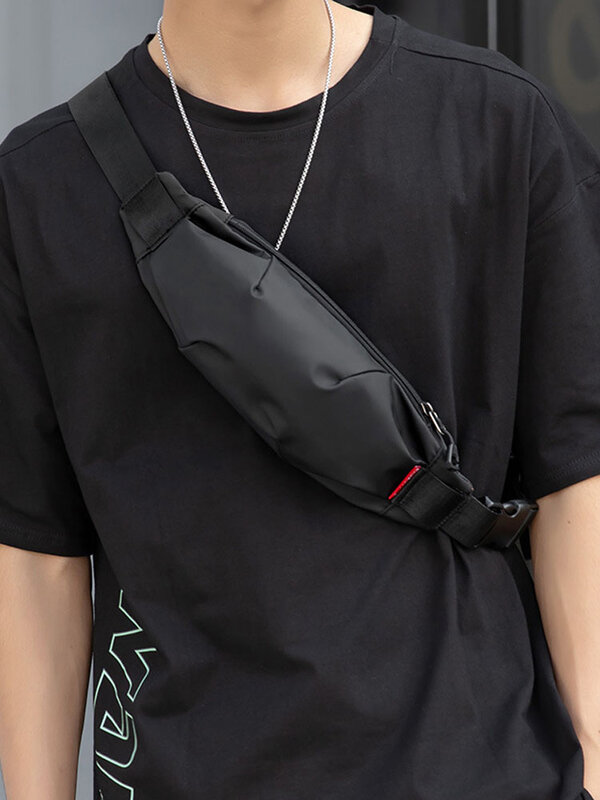 Поясная Сумка JCHENSJ из ткани Оксфорд для мужчин, забавная уличная спортивная повседневная мини-сумка на ремне для бега, Мужской Дорожный Чехол для телефона
