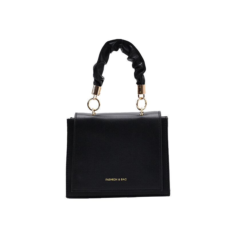Luxury Women's Bag 2021 Solid Color PU Leather Messenger Crossbody Shoulder Bag Simple Handle Handbag Purse Wallet Female Bag