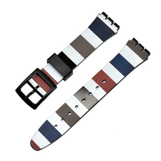 17mm 19mm 20mm braccialetti da polso in Silicone trasparente morbido per cinturino Swatch uomo donna cinturini accessori
