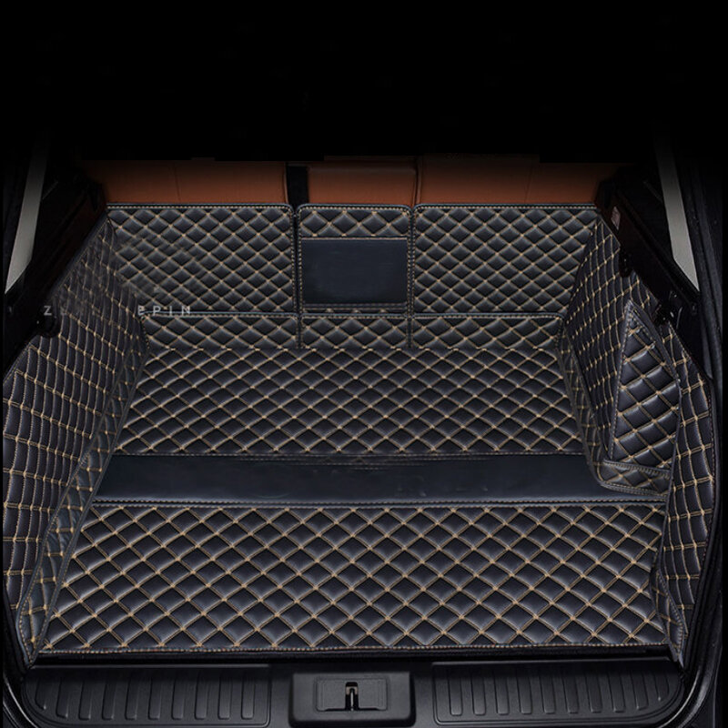 Alfombrillas de maletero personalizadas de cuero, revestimiento de carga duradero, accesorios de decoración Interior trasera, cubierta para Range Rover Sport 2007