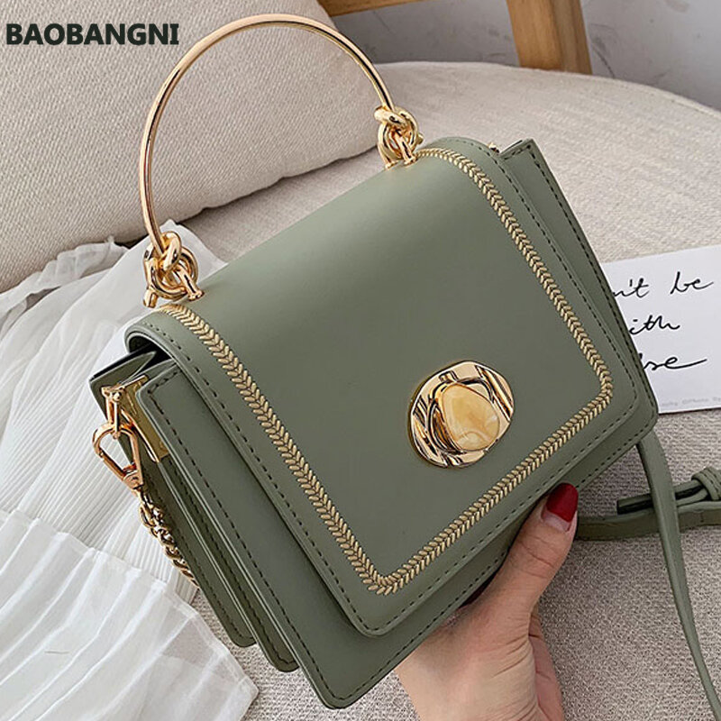 Solid Color Leather Mini Crossbody Bags For Women Summer Simple Shoulder Bag Female Travel Phone Purses And Handbags