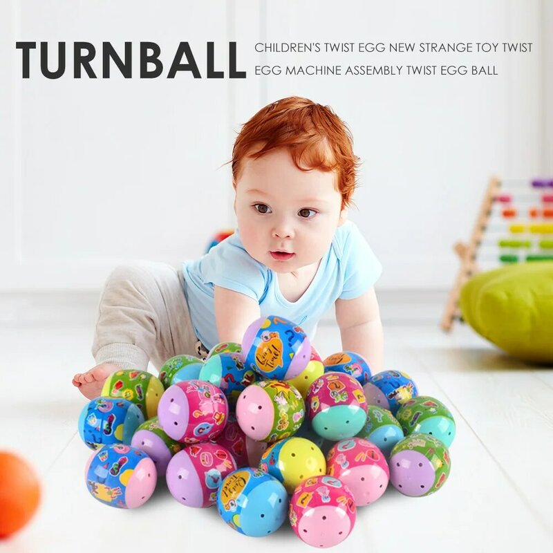 Juguete de cápsulas de bolas sorpresa con interior diferentes figuras, máquina expendedora de juguetes en máquina, bolas de huevo con diferentes figuras de juguete