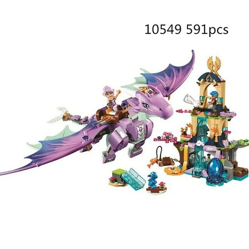 新しいエルフ妖精友人フィギュアビルディングブロックレンガのおもちゃ互換lepiningドラゴンシリーズレンガ女の子妖精おもちゃdiyギフト