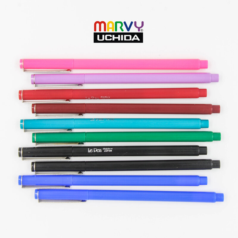 Marwi-conjunto de canetas coloridas com agulha, 4300, a base d'água, desenho, arte, escola, escritório, estudantes