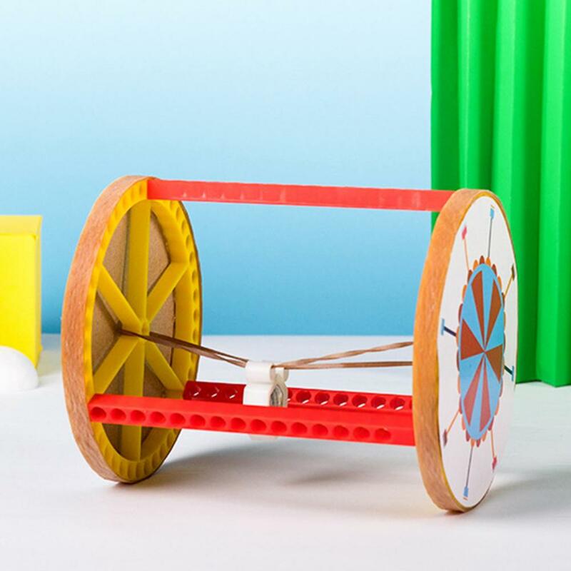 Montage Puzzel Ronde Randen Eenvoudig Te Monteren Plastic 3D Educatief Model Auto Voor Kids
