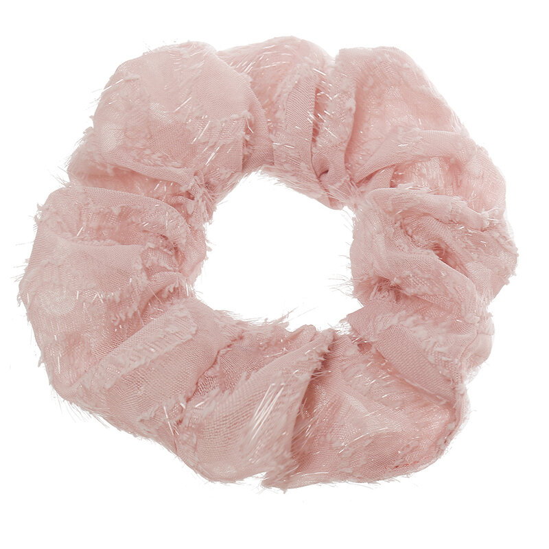 Nieuwe Furry Winter Warme Zachte Haar Scrunchies Warm Elastische Haarband Vrouwen Meisjes Paardenstaart Houder Haar Rubber Band Haar Accessoires