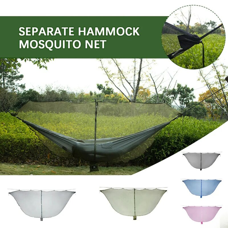 Ao ar livre fácil configuração viagem portátil rede mosquiteira dupla pessoa dobrável separando mosquiteiro (rede não incluída)