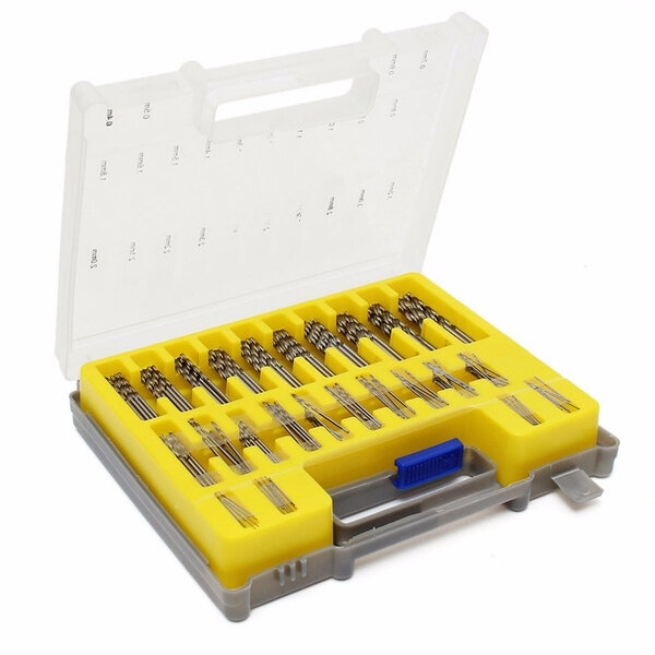 150PC HSS Power Rotary Micro Twist Precision Drill Bit Set Mini Small Tool Kit + Box