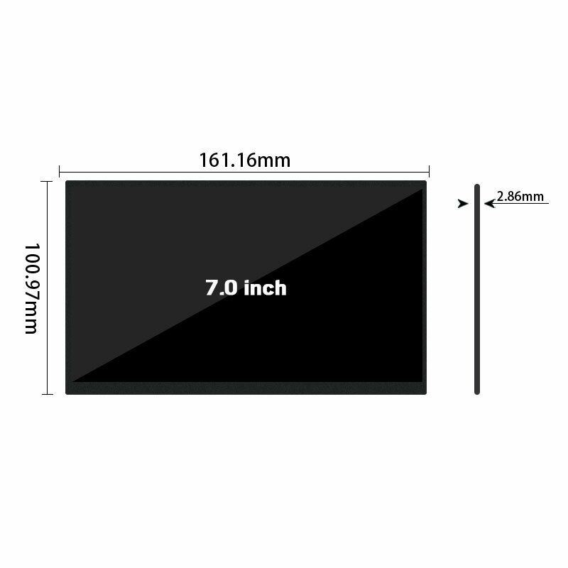 البيع المباشر واجهة MIPI 7 بوصة شاشة LCD TV070WSM-NM0 حل 1024*600 سطوع ness450 التباين 900:1