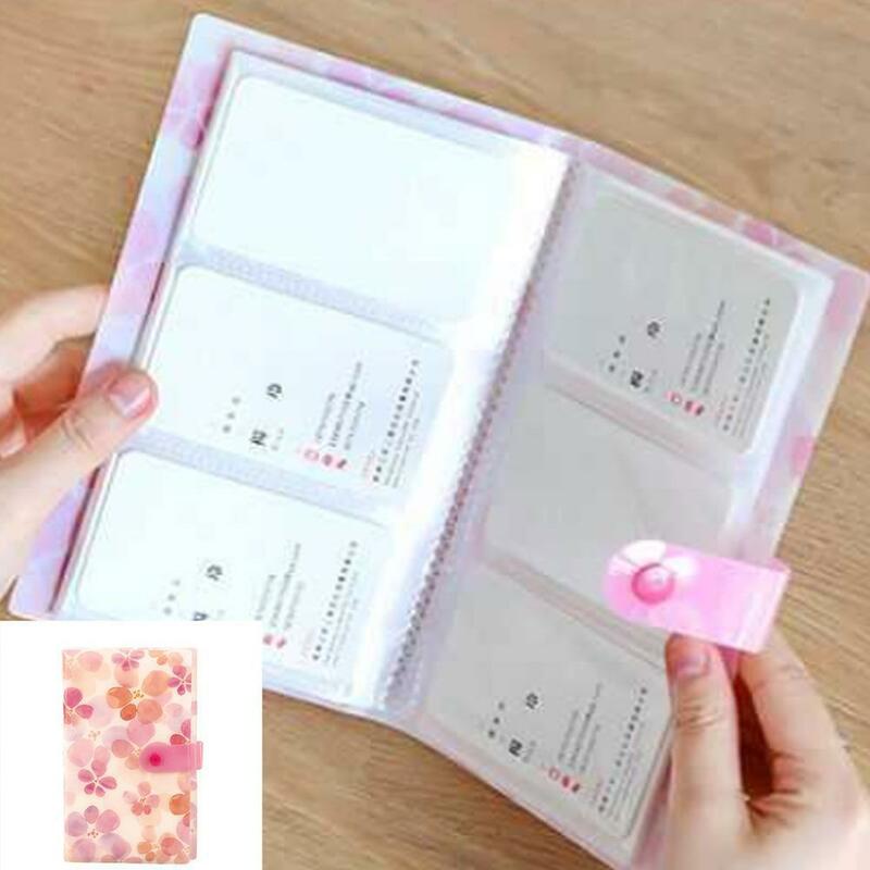 120/240 Pocket Name Card Book Picture Case Storage Photocard Photo Album Card Holder Name Home Accessories Card ID S0R9