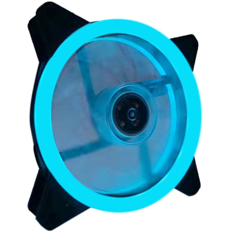 12cm Dual Aurora Dual Aperture Fan RGB Pc Case Fan Glare Coolercase Verstelbare Computer Koelventilator