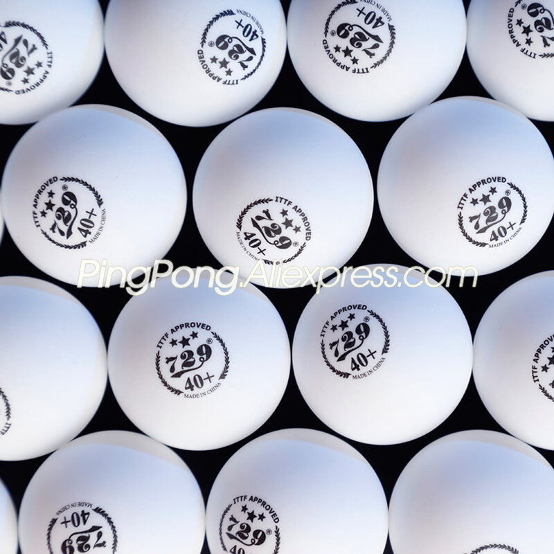 Boule de Tennis de Table d'amitié 3 étoiles, balles de Ping-Pong en plastique sans couture, approuvé par l'ittf, 729