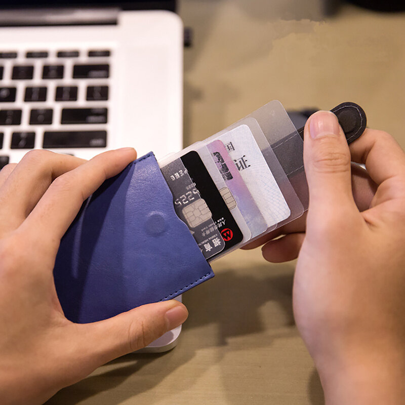 2022 dax v3 mini fino portátil titular do cartão puxado design masculino carteira gradiente cor 5 cartões dinheiro curto bolsa feminina