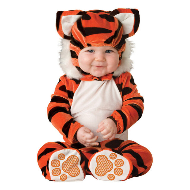 2019 nouveau-né bébé vêtements bébé barboteuses Animal dinosaure pingouin père noël ours chien abeille noël Halloween Costume pour les enfants