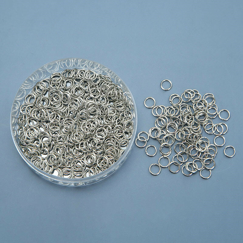 400PCS/Kotak Terbuka Cincin Split Cincin Konektor DIY Kalung Gelang Perhiasan Menemukan Membuat Aksesoris