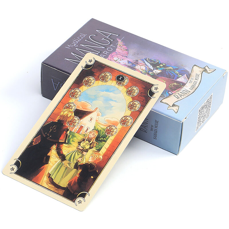 Juego de mesa divertido de 12x7cm, libro guía de cartas de Tarot misterioso grande, regalo de adivinación mágica, multijugador, entretenimiento, fiesta, Gam