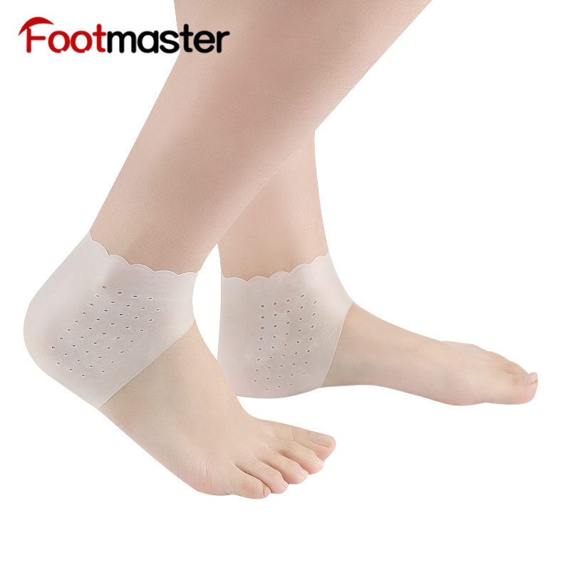 Calze protettive per tallone prevenire la pelle secca contro il Peeling morbido Silicone cura della pelle del piede cuscino per scarpe in Gel idratante lavabile