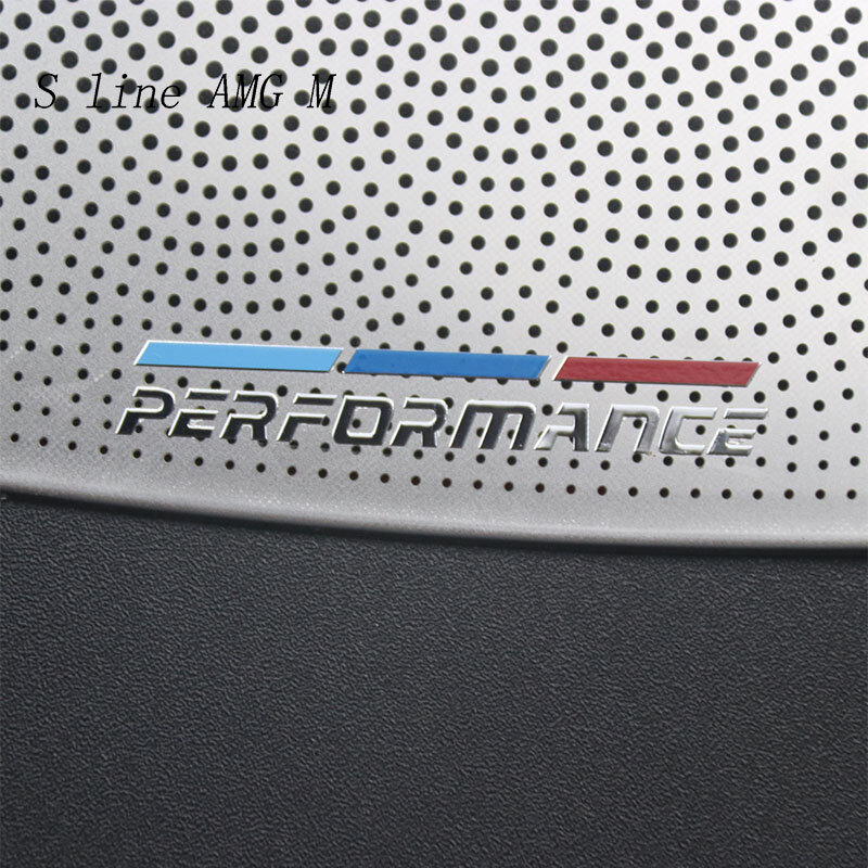 For BMW X5 E70 X6 E71 Interior Dashboard Audio Stereo Speaker Decorative Strip Center Control For M Performance Covers Stickers