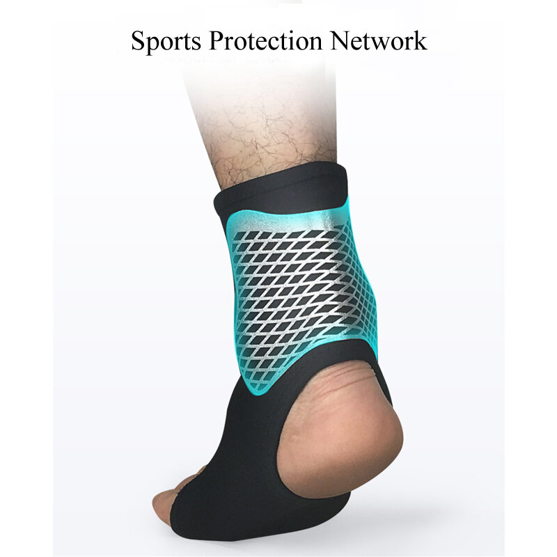 Happtyl 1 suporte de tornozelo dos pces, material de náilon respirável ajustável da cinta do tornozelo super elástico e confortável, perfeito para esportes