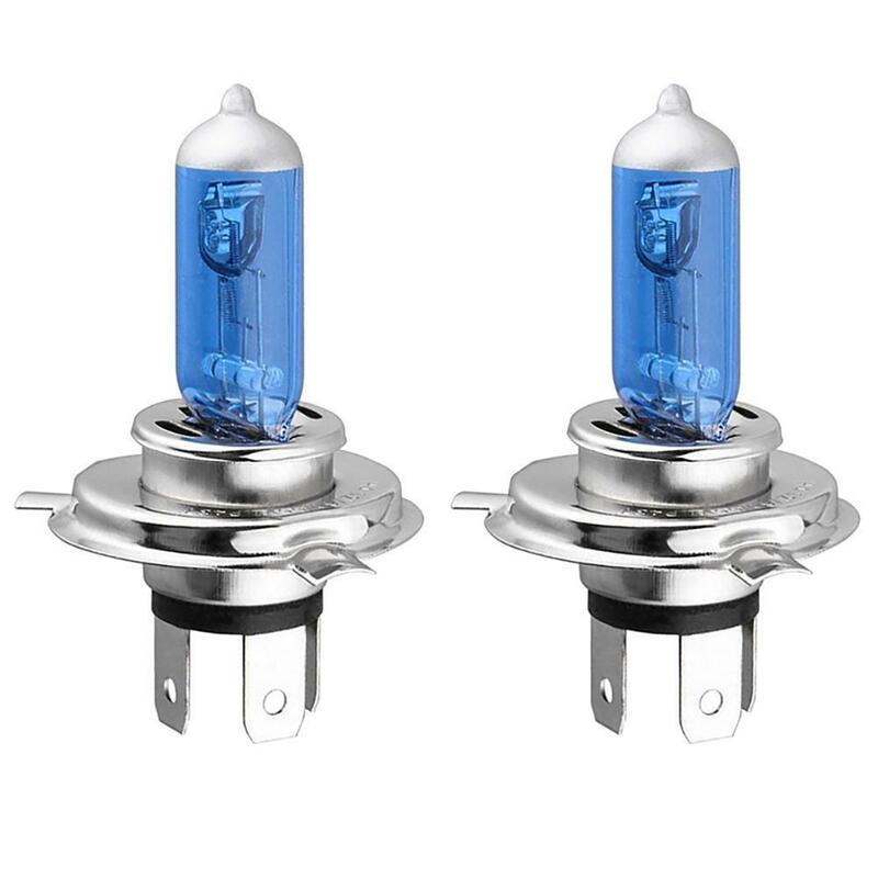 55W H4 Xenon Light Bulbs Ultra Bright Car Headlight Bulb Light S8J0 White Super Halogen Xenon Car 12V Accessories Head