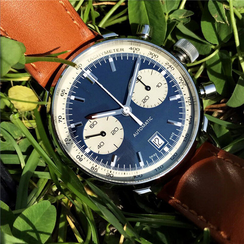 Relógio masculino de pulso de quartzo clássico de cinco relógios pinos da marca superior de luxo moda negócios panda Relógio ​de puls