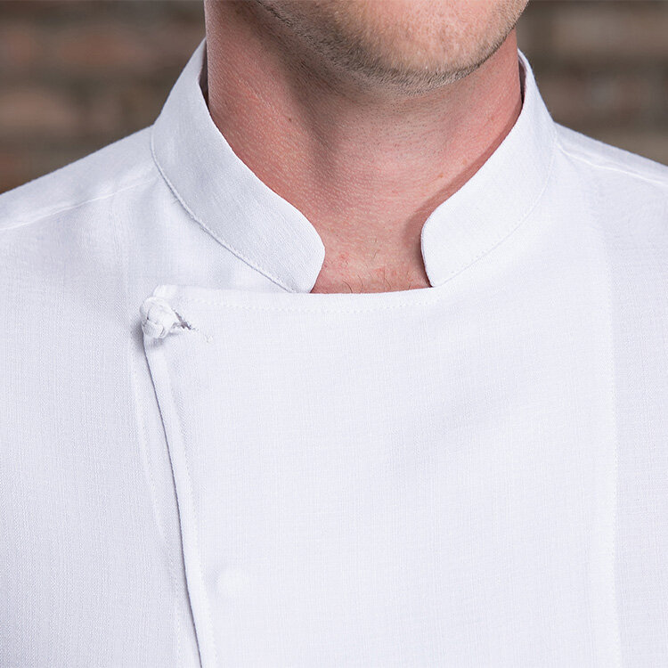 Chef Uniform ฤดูร้อนแขนสั้น Breathable Unisex Chef ผู้ชายผู้หญิง Chef Cook Jacket ครัวซูชิชุดเสื้อผ้าขายส่ง