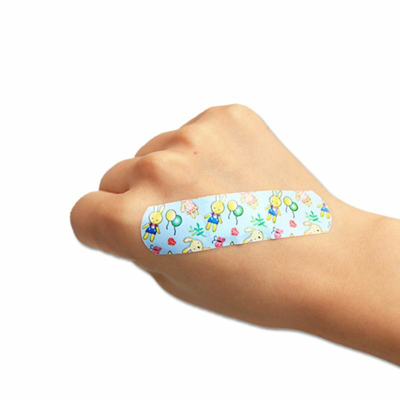 120 Pcs Cartoon Band-aid Cute Mini Children Breathable Waterproof Bandage Medical ok Bandages Hemostatic Patch Adhesive Bandages