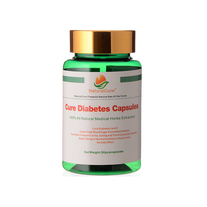 NaturalCure cura la Diabetes cápsulas cura de tipo I y II Diabetes plantas Extracto de deshacerse de su insulina desde ningún efecto secundario