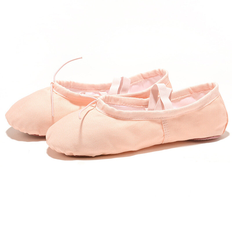 USHINE Yoga Slippers Gym Teacher Yoga Ballet Dance Shoes For Girls Woman Canvas Ballet Shoes Kids Children