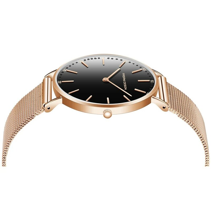 Женские ультратонкие кварцевые часы PAGANI DESIGN, Простые Модные Повседневные водонепроницаемые часы для женщин, 2020