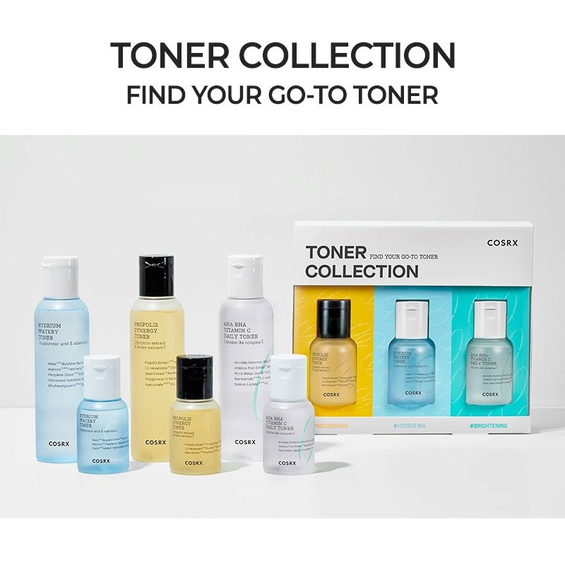 Ensemble de Promotion COSRX Collection de Toner 1 paquet (3 articles) Toner vitamine C Toner Niacinamide crème hydratante corée ensemble de soins du visage