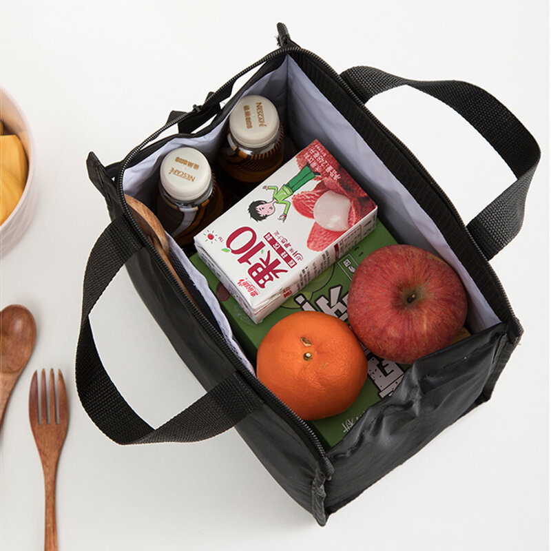 Izolowana torba na Lunch trwała torba Bento izolacja termiczna pudełko na Lunch przenośne torby termoizolacyjne torba na żywność pojemnik na Lunch 2021 nowość