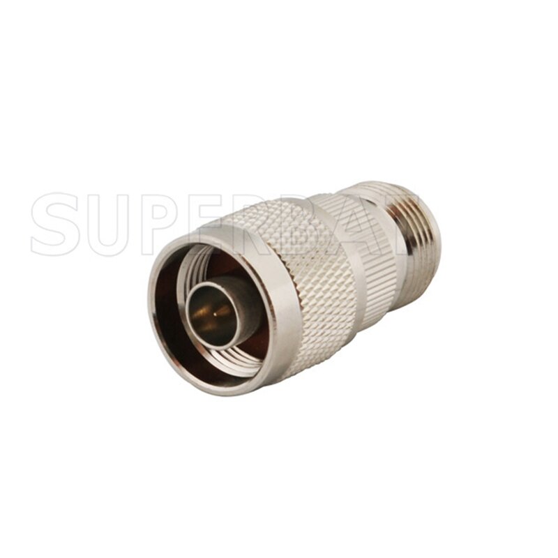 Superbat 5pcs N Adapter N Male to Female Straight RF Coaxial Connector