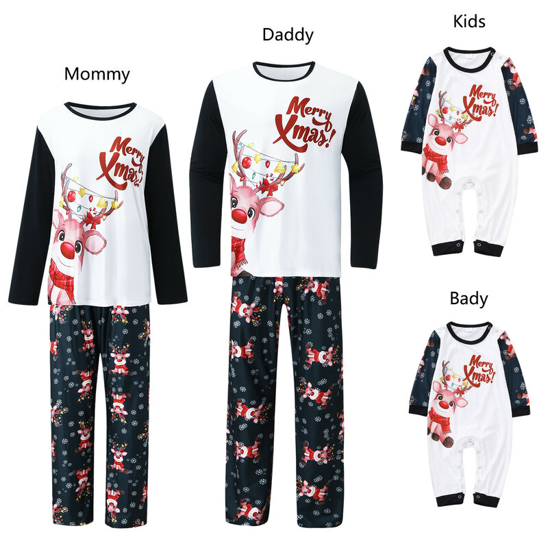 Familie Pyjama Kerst Pijama Kostuums Pompoen Vrouwen Ondergoed Lounge Nachtkleding Outfits Bijpassende Pyjama Homewear Pyjama Sets