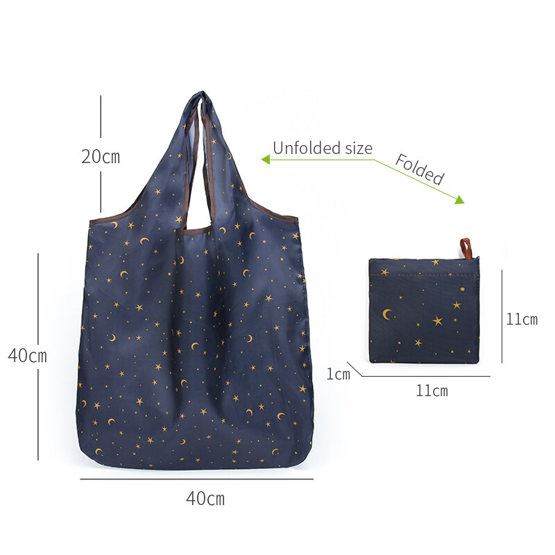 6 PCS Set Eco-Friendly Reusable Grocery Foldable Shopping Bag Small Size Premium Quality Heavy Duty Tote Bag With Handle