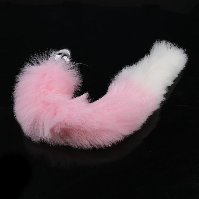 大人のコスプレ用のピンクのふわふわの尻尾と猫の耳のヘッドバンド,ロールプレイコスチューム,仮面舞踏会のコスチュームパーティー