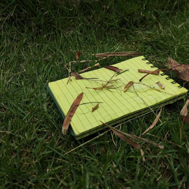 1p Notebook tattico Notebook per tutte le stagioni carta da lettere impermeabile tasca per pioggia blocco note esterno in PVC antipioggia